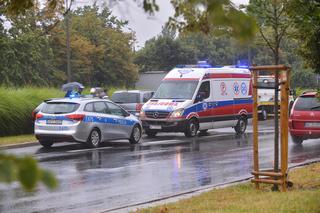 Wypadek w Zembrzycach. Motocyklista zderzył się z osobówką, jedna osoba nie żyje