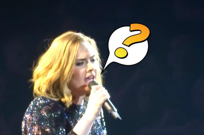 Adele - wpadka na koncercie w Birminhgam