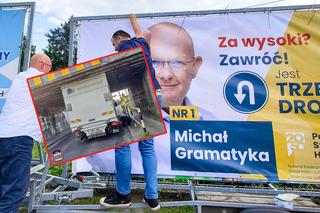 Kierowcy nie słuchają polityków. Udowadnia to „wiadukt głupców” w Tychach