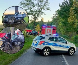 Tragiczny wypadek w Zalesiu. Nie żyje 23-letni kierowca BMW