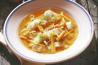 Zupa z ryb z szafranem