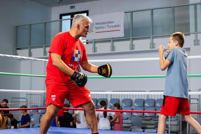 Piknik sportowy byłego zapaśnika Józefa Tracza