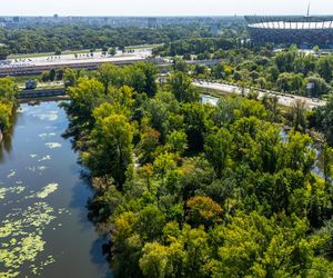 Port Praski w Warszawie z lotu ptaka