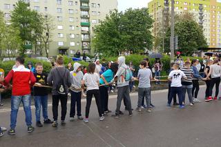 Rekord Polski w przeciąganiu autokaru w Sosnowcu