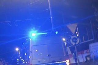 Autokar wjechał w targowisko.