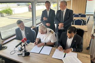 Podpisanie umowy na Samorządowy Szlak Wodny