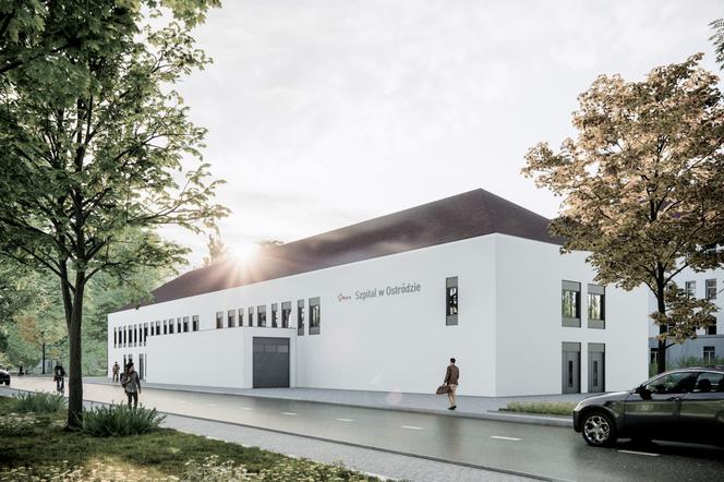 Budowa nowego skrzydła szpitala w Ostródzie