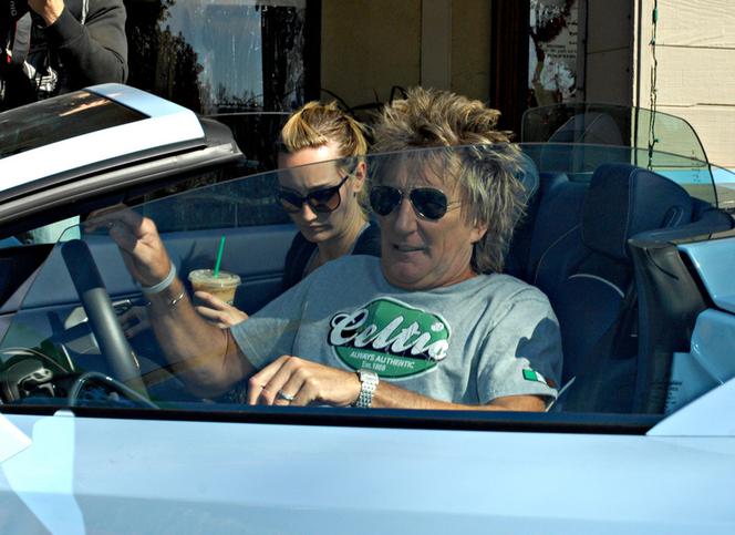 Rod Stewart i jego Lamborghini Gallardo