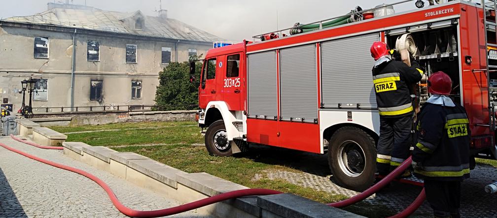 Pożar kamienicy na Starym Mieście w Lublinie!