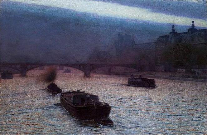 Aleksander Gerymski, "Wieczór nad Sekwaną" (1893) 