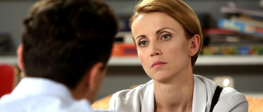 Barwy szczęścia odc. 1501. Marta Walawska (Katarzyna Zielińska), Piotr Walawski (Piotr Jankowski)