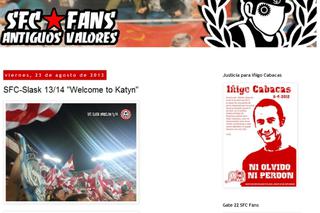 Skandaliczny nagłówek na stronie internetowej fanów Sevilli, zatytułowali relację z meczu ze Śląskiem: WELCOME TO KATYN