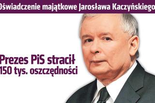 Jarosław Kaczyński stracił 150 tys. oszczędności!