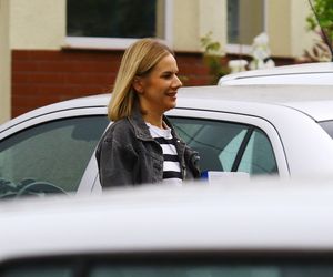 Zakupy Marty Nawrockiej pod okiem ochroniarza