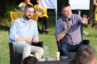 Hołownia i Kosiniak-Kamysz w Rybniku o uznaniu śląskiego za język: Zawalczymy o to razem z Donaldem Tuskiem