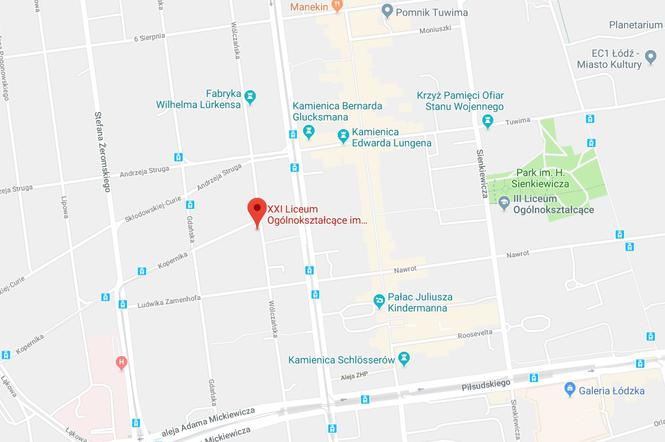 Ktoś zmienia na mapach Google nazwy szkół w Łódzkiem