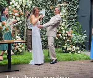 Sasha Strunin - ślub