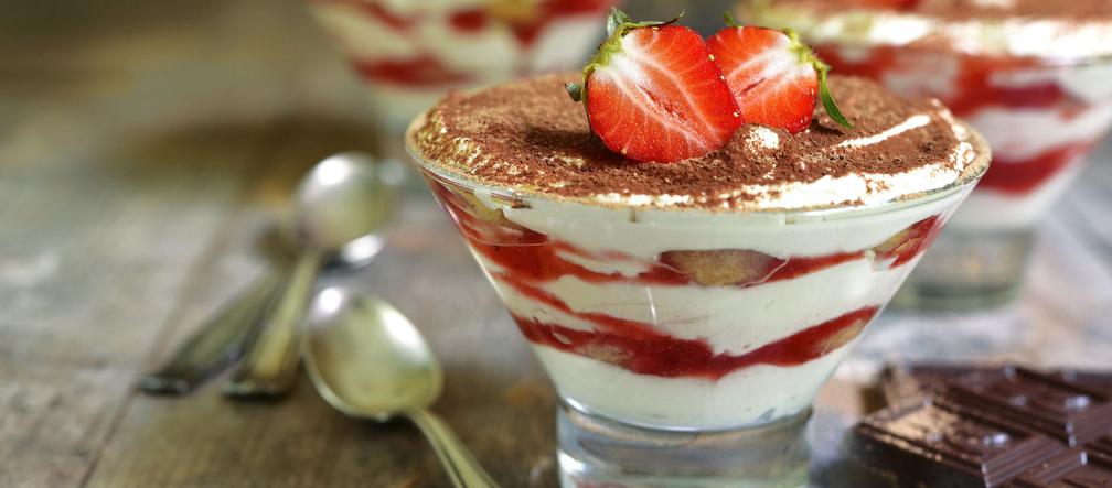 Tiramisu z truskawkami