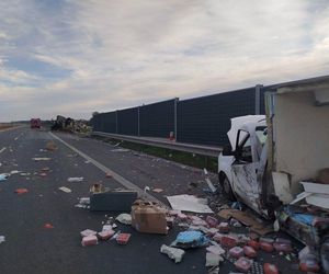 Wypadek na S5 w Lisim Ogonie
