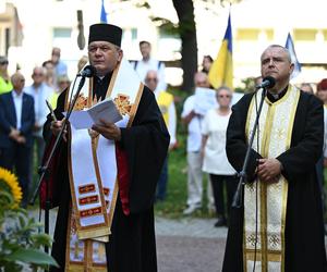 Ukraińcy świętują rocznicę odzyskania niepodległości w Gdańsku. Zniszczono baner przy konsulacie