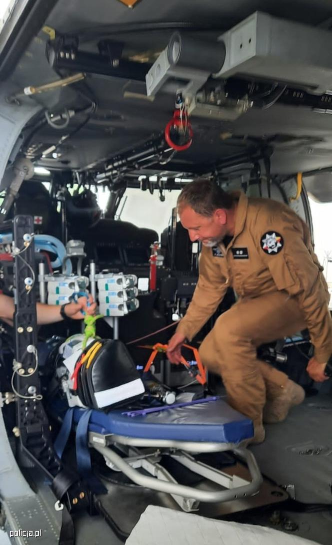 Black Hawk na ratunek życia! Przetransportowali pacjenta do Wrocławia w ekspresowym tempie