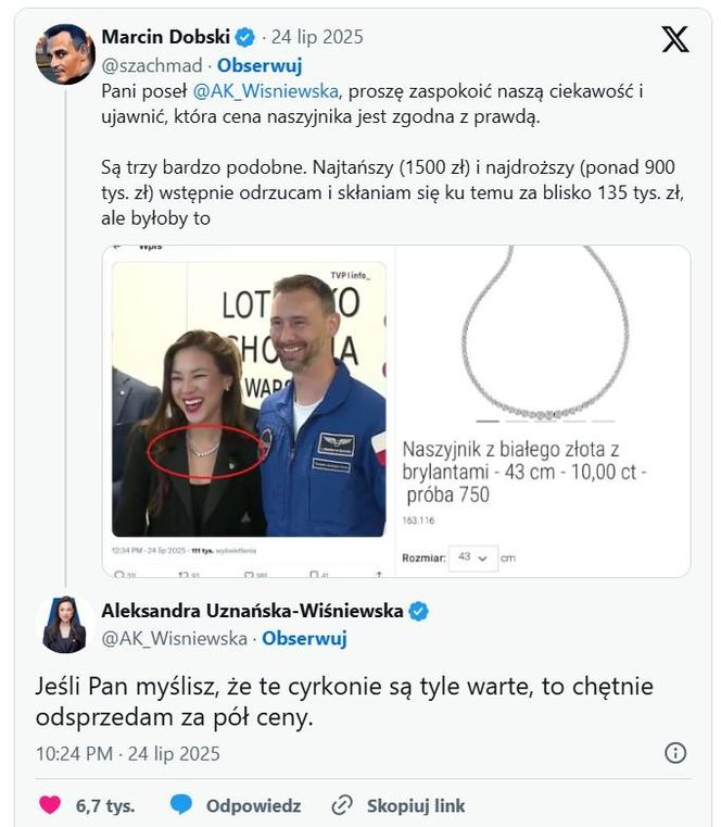 Aleksandra Uznańska-Wiśniewska, Marcin Dobski