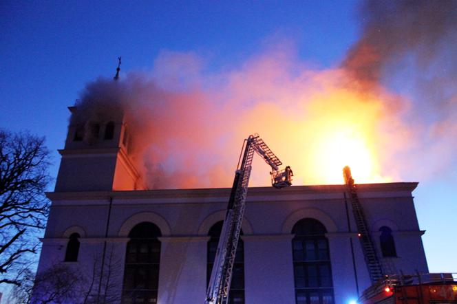 Pożar kościoła św. Antoniego w Braniewie