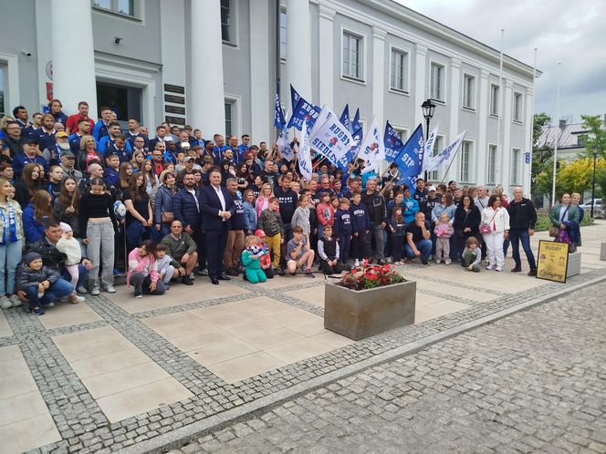 Społeczność sportowców i kibiców rugby z Siedlec uczciła największy z dotychczasowych sukcesów w historii klubu