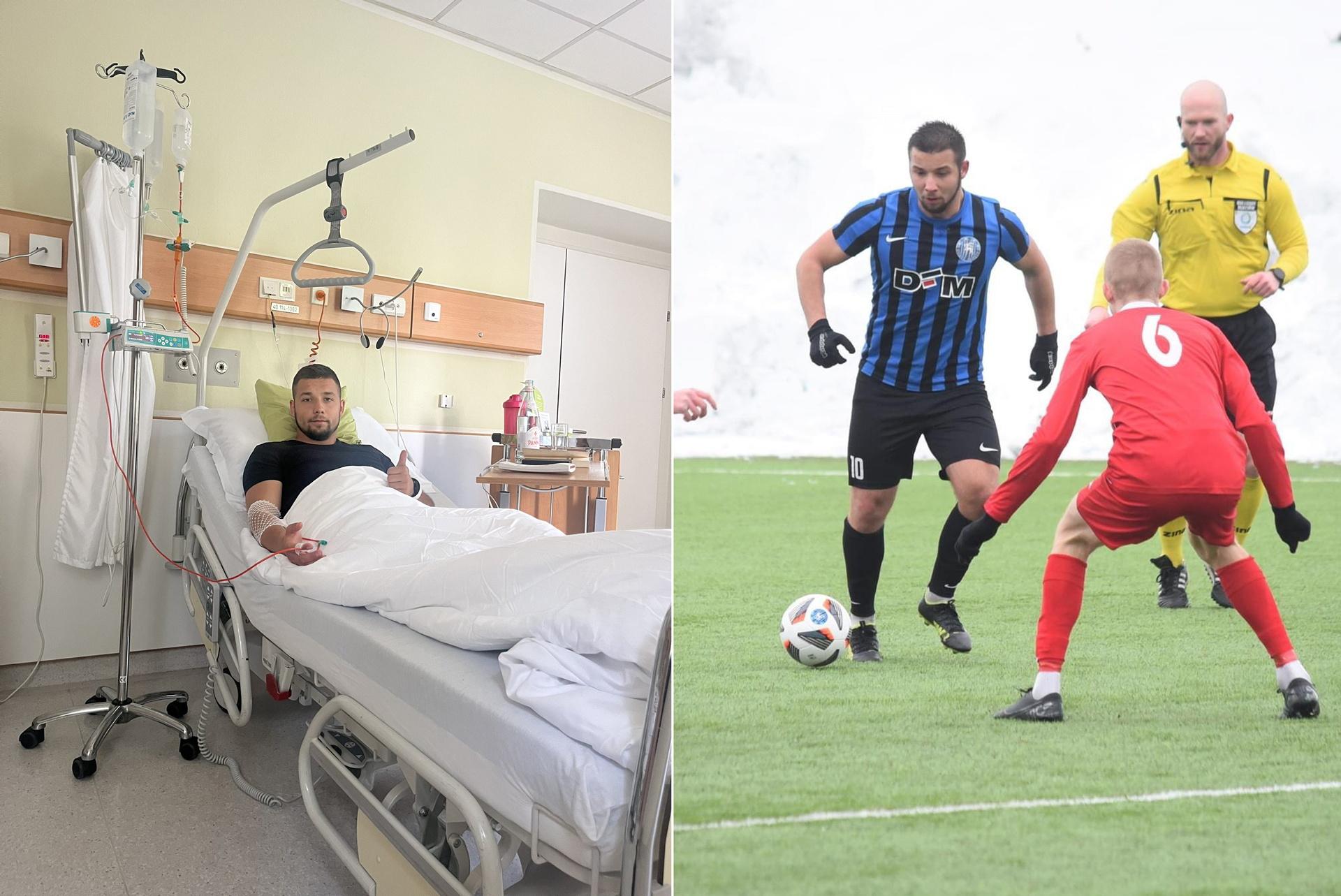 Dominic Wasiac está luchando con su salud y está regresando al campo.  El futbolista de 21 años quiere ‘levantar’ el cáncer.  «Nadie se lo toma en serio».