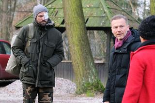 M jak miłość odc. 1733. Magda (Anna Mucha), Andrzej (Krystian Wieczorek), Vlad Kowalenko (Wiaczeslaw Boguszewski)