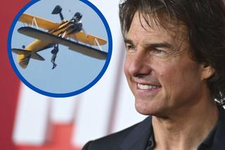 Tom Cruise znowu igra z losem. Aktor zawiesił się w powietrzu na odwróconym samolocie