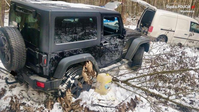 Mysłowice. Kradli paliwo i tablice rejestracyjne. Dwie osoby zatrzymane przez policję