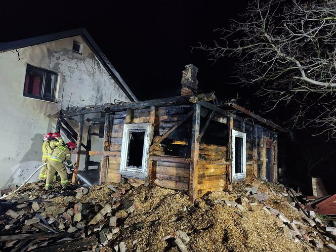 Tragiczny pożar w gminie Siennica. Jest ofiara śmiertelna