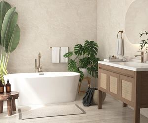 Biophilic design w łazience