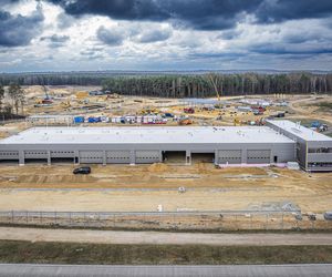 Budowa nowej bazy służb utrzymania lotniska w Pyrzowicach 