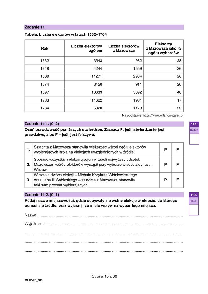 Próbna matura z historii rozszerzonej - arkusz CKE