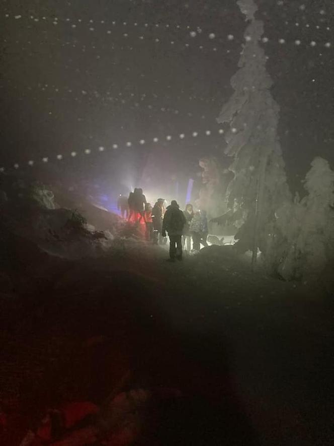 10 turystów utknęło pod Śnieżką
