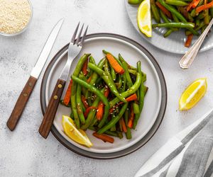 Fasolka szparagowa z marchewką na ciepło do obiadu