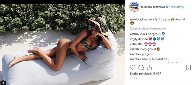 Nikoleta Lozanova, bułgarska modelka
