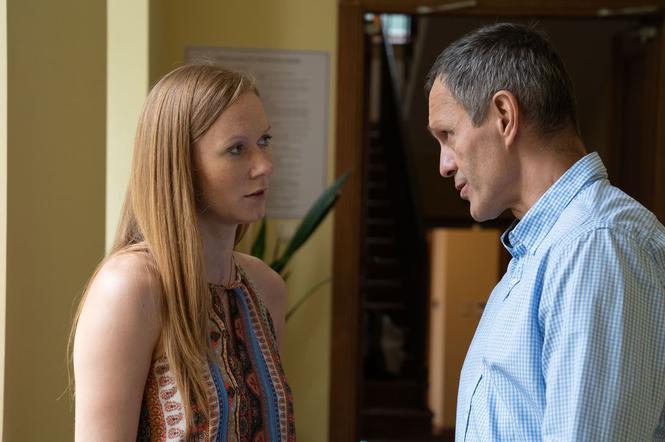 Na dobre i na złe odcinek 719,  Wiktoria (Katarzyna Dąbrowska), Domański (Przemysław Kozłowski)