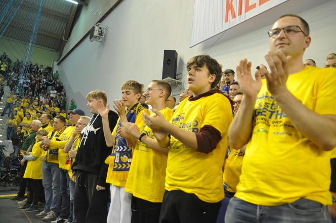 Kibice na meczu Industria Kielce - SC Magdeburg