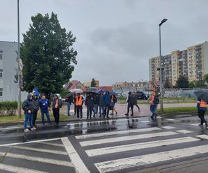 Strajk kolejarzy Bydgoszcz 28.07.25