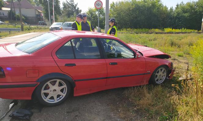 Naćpany kierowca rozwalił BMW. 24-latek w ogóle nie powinien prowadzić