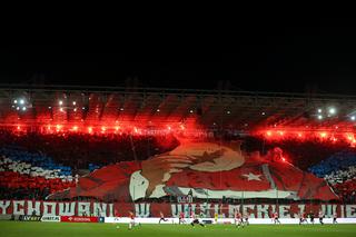 Kibice na meczu Wisła Kraków - Cracovia