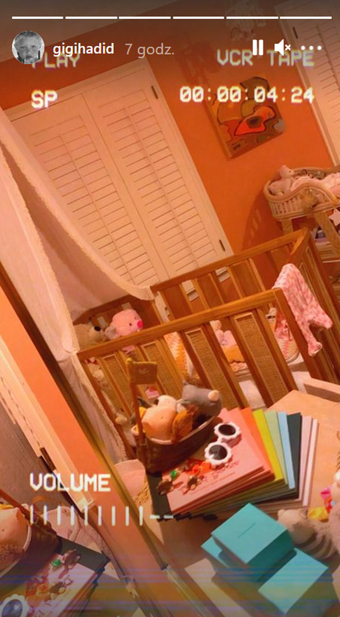 Gigi Hadid pokazała pokój dziecka