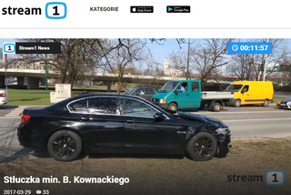 PILNE: Minister Bartosz Kownacki mial wypadek. Rozbite BMW