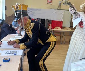 Michał Żebrowski z żoną