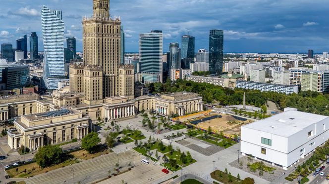 Plac Centralny Warszawa, sierpień 2025