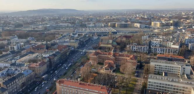 Niesamowita panorama Krakowa ze szczytu Szkieletora!