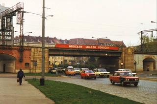 Wiadukt kolejowy w 1989 roku